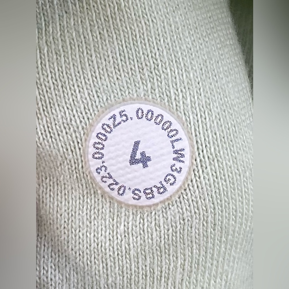 Lululemon French Terry Sleeveless Hoodie Kohlrabi Green size 4 - Picture 10 of 10